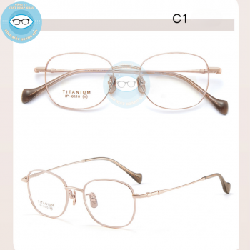 Gọng kính kim loại mã 6110